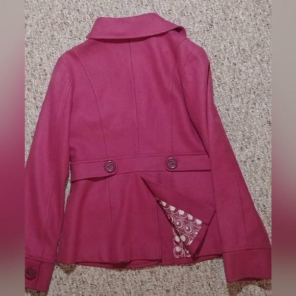 Tulle pink wool jacket - Picture 5 of 8